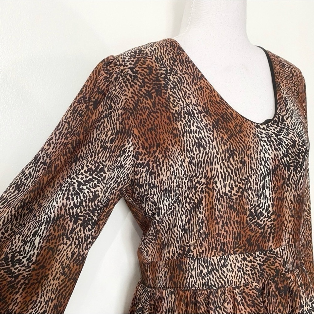 40% OFF Italian Designer Marely Lepard Print Dress, size Large to Medium - Picture 3 of 5